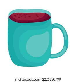 chocolate in mug breakfast icon