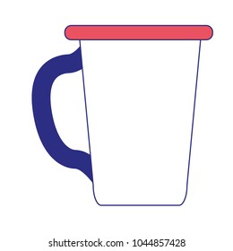 chocolate mug isolated icon