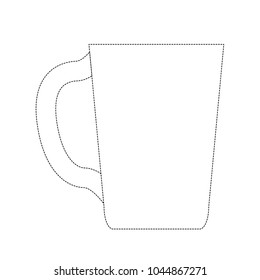 chocolate mug isolated icon