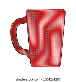 chocolate mug isolated icon