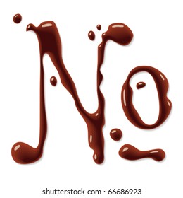 Chocolate numero sign