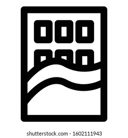
Chocolate Outline bold Vector Icon which can be easily modified or Edited
