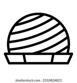 Chocolate pack icon outline vector. Candy food. Bakery dessert