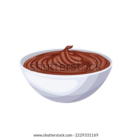 Similar – Image, Stock Photo Tasty chocolate mousse desserts on shabby table
