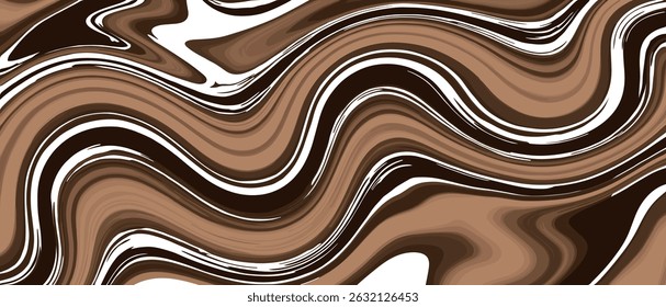 Chocolate pattern background. Abstract melting caramel cacao texture