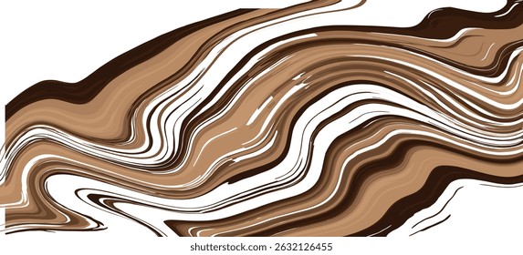 Chocolate pattern background. Abstract melting caramel cacao texture