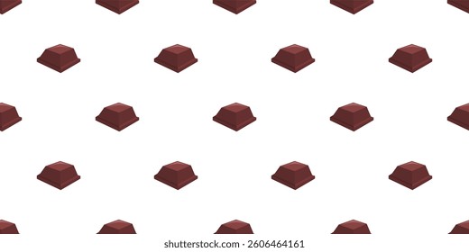 Chocolate Pattern background. dark chocolate bar seamless pattern background. Chocolate Seamless Pattern background.