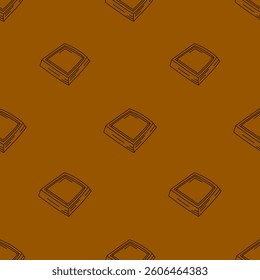 Chocolate Pattern background. dark chocolate bar seamless pattern background. Chocolate Seamless Pattern background.