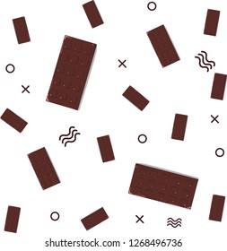 Chocolate pattern. for valentine