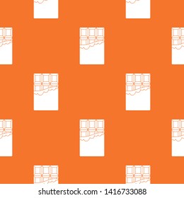 Chocolate pattern vector orange for any web design best