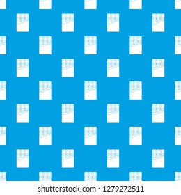 Chocolate pattern vector seamless blue repeat for any use