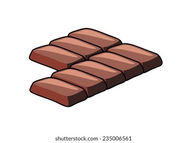 Chocolate Pieces Vector