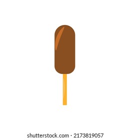 chocolate popsicle icon ice cream cocolate brown logo illustration ice cream day