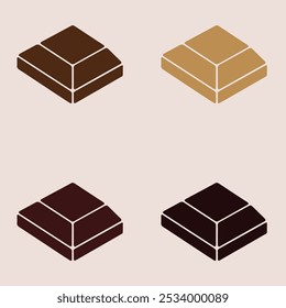 Chocolate is a popular item that is loved by everyone, especially children. It can be used as a logo for any chocolate shop or in any project.