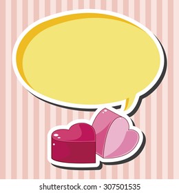 chocolate presents theme elements
