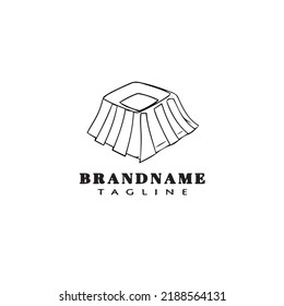 chocolate product logo cartoon design icon template modern isolated vector illustration