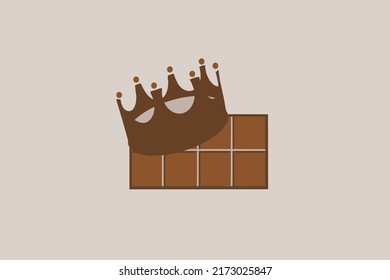 chocolate queen with crown logo