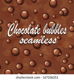 Chocolate seamles pattern. Vector eps 10
