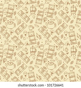 chocolate seamless background