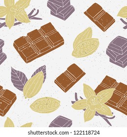 chocolate seamless pattern