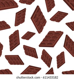 Chocolate seamless pattern