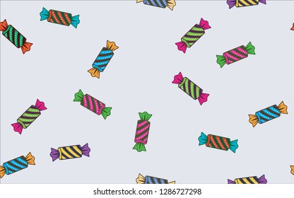 Chocolate seamless pattern design vector illustration