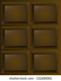 chocolate seamless texture background. vector illustration