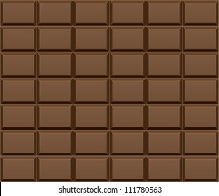 Chocolate seamless texture, vector