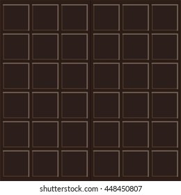 Chocolate seamless texture, vector illustration, Fashion graphic design.Vector illustration. Background design. Modern stylish abstract texture. Template for print, textile, wrapping and decoration