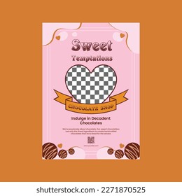 Chocolate Shop Flyer Template Design