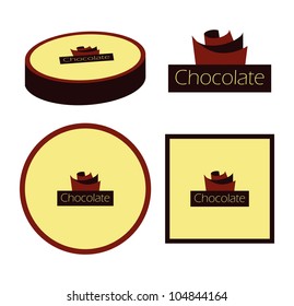 Chocolate sign, chocolate box