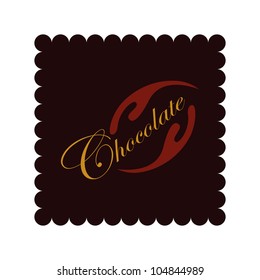 Chocolate sign, chocolate box