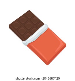 Chocolate Sign Emoji Icon Illustration. Sweet Food Vector Symbol Emoticon Design Clip Art Sign Comic Style.