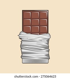 chocolate simple illustration
