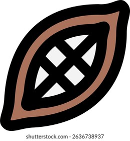 Chocolate Slice filled icon design style