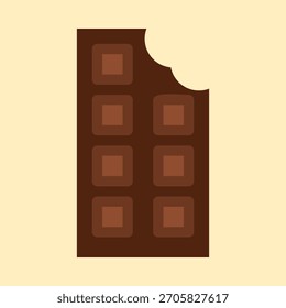 Chocolate smart trendy vector perfect amazing design useful Illustration colorful background.eps