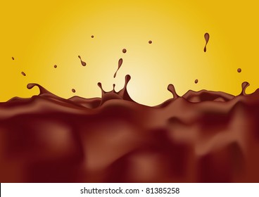 Chocolate splash