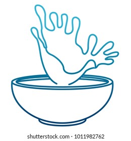 chocolate splash bowl