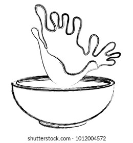 chocolate splash bowl
