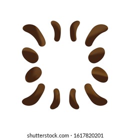 Chocolate Splash. Chocolate vector design. scattered chocolate good for element design food and drink
