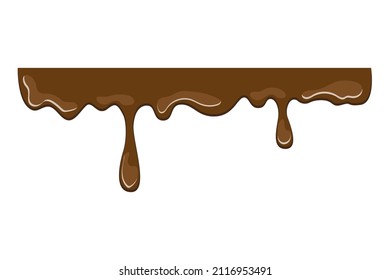 Ilustración vectorial de chocolate en un estilo plano de caricatura