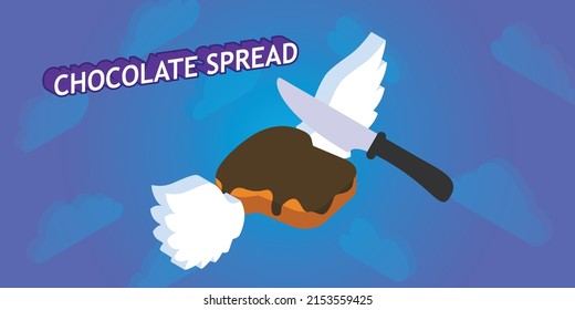 Icono de diseño isométrico de propagación de chocolate. Ilustración web de vectores. 3.ª colorida concepción