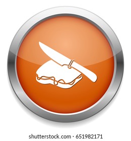 chocolate spread on bread icon