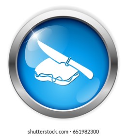 chocolate spread on bread icon