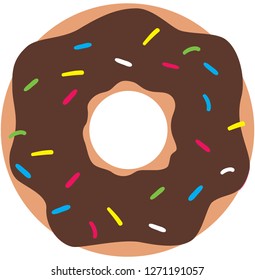 Chocolate Sprinkle Donut