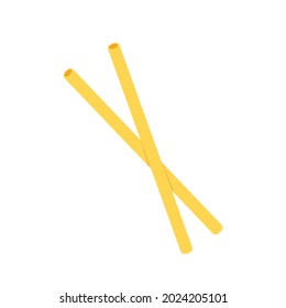 chocolate stick vector. chocolate stick on white background.