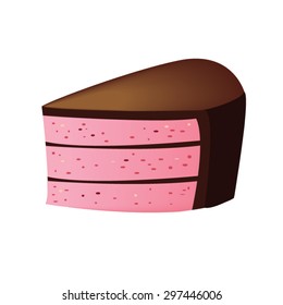 Chocolate strawberry cake
