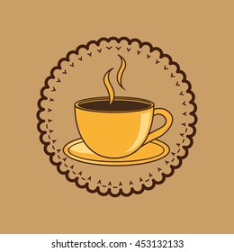 chocolate sugar desert   isolated, vector illustration eps10