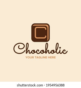 Chocolate Sweet Dessert Candy Logo for Company Business