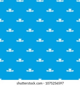 Chocolate sweet shop pattern vector seamless blue repeat for any use